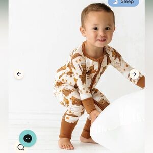 Little Sleepies Beary Sleepy Zippy, Size 18-24mos